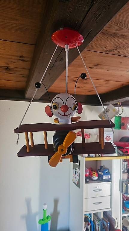 Lampade: Lampe flugzeug holz kinderzimmer – Nuovo (secondo la descrizione) da Grosswangen venduto da Glod 3