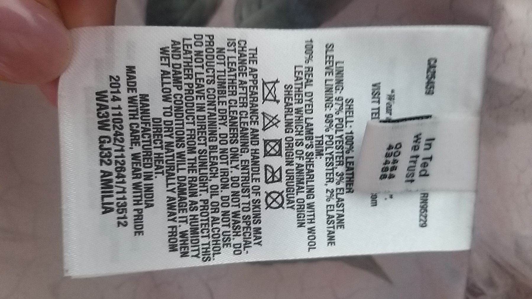 Ted Baker Giacche: Grüne Lammnappa-Lederjacke Ted Baker Gr. S/M – Nuovo (secondo la descrizione) da Niederhasli venduto da Goodquality 6