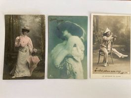 Cartes Postales Anciennes de Collection - Lot de 3 Vintag...