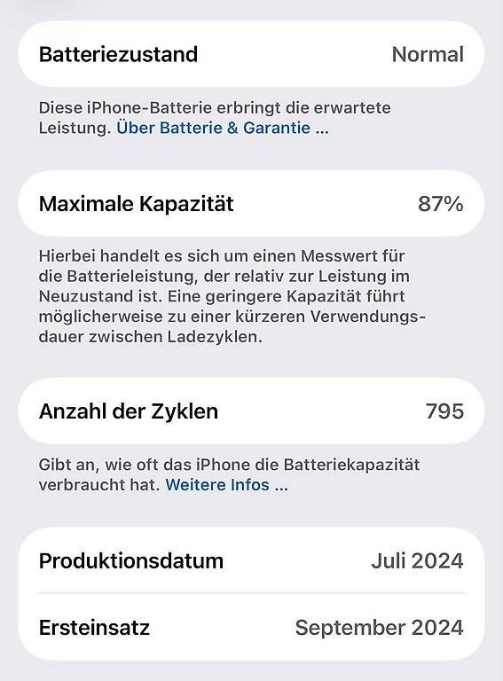 Portables: IPHONE 16 pro 128 GB – D'occasion à Buttisholz par Furiosa22 2