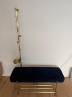 Sitzbank Navy Blue mit Gold (Sehr Gute Zustand)