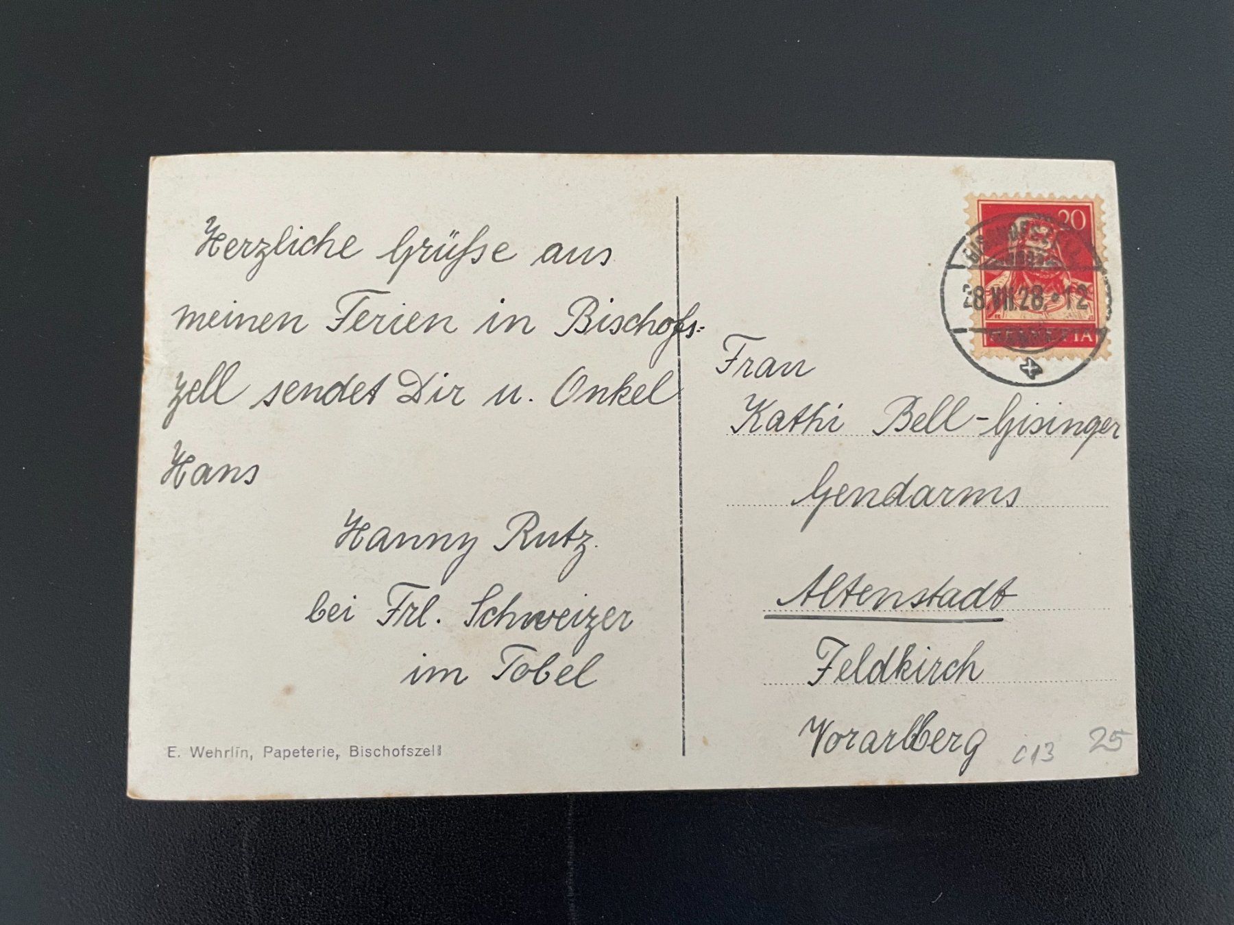 Cartoline postali: AK TG Bischofszell – Usato da Thal venduto da Danny82 1