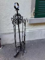 Kaminbesteck aus Stahl