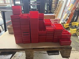 116 Stk. diverse Lista Einteilungen, rot