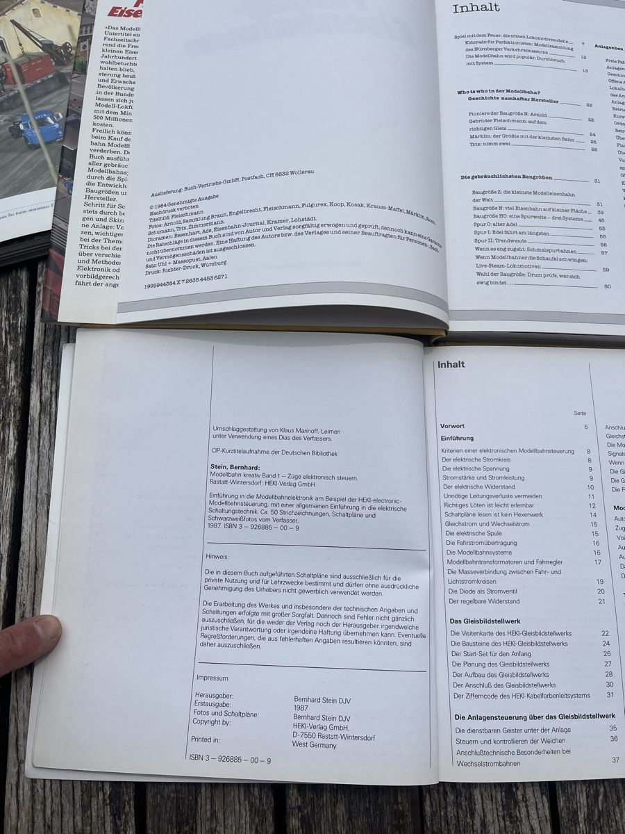 Bücher: 3 Modelleisenbahn Bücher – Gebraucht aus Wiesenberg von swissantik 3