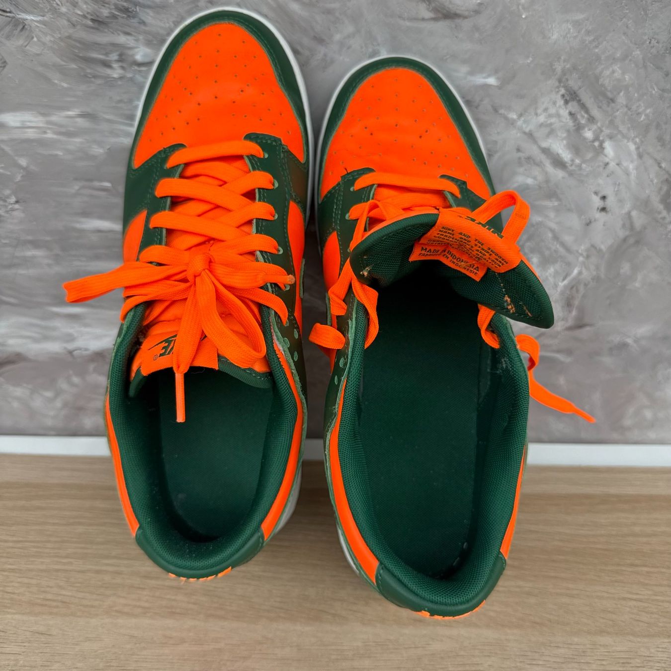 Nike Herrenschuhe: Sneakers Nike Dunk Low "Miami Hurricanes" – Gebraucht aus Thônex von Suisse.Shopping 4