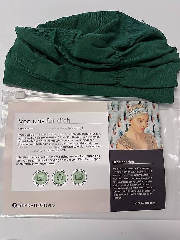 Accessori per capelli: Kopfrausch OLINA Petrolgrün – Usato da Hellbühl venduto da Saluna01 1