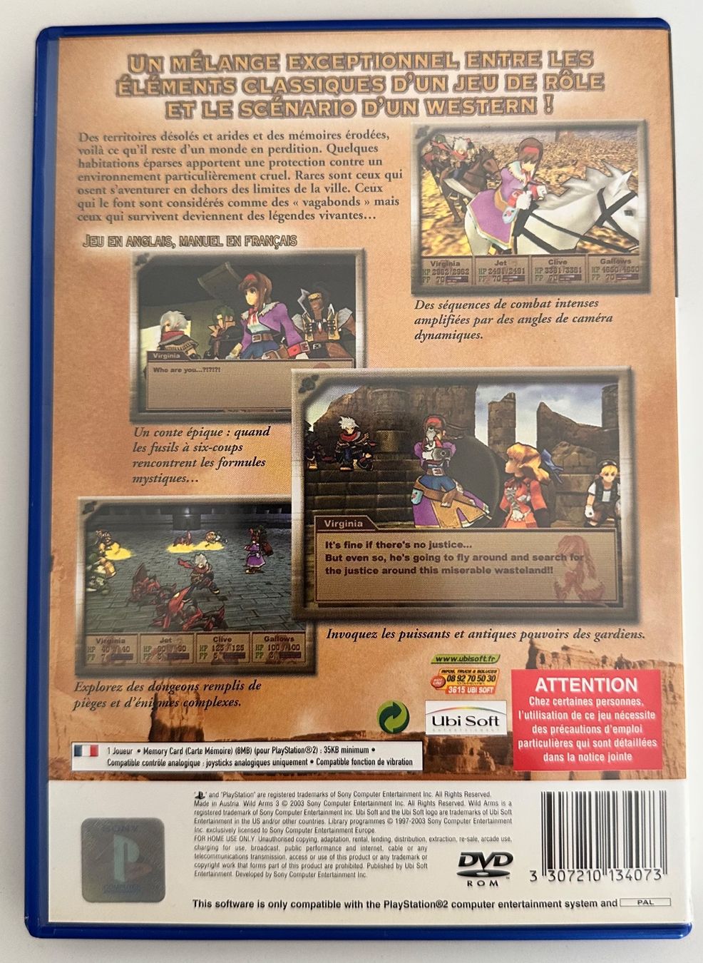 Jeux: Wild Arms 3 PS2 – D'occasion à Payerne par gil_92mn 1