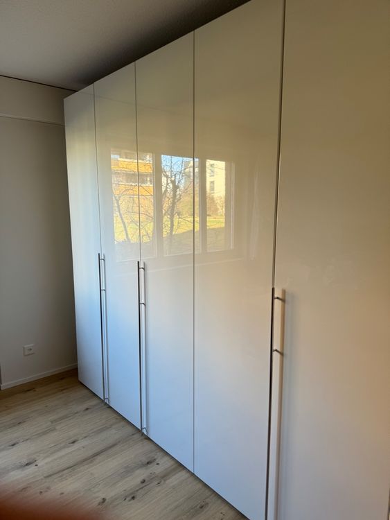 Kleiderschrank Hülsta Metis Plus weiss Hochglanz Türen Kaufen auf Ricardo