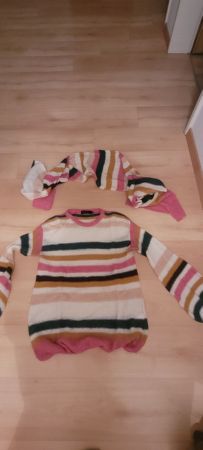 Satz von Pullover + Foulard Marke AMITIE