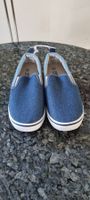 Schuhe Leinenblau Grösse 36 Neu