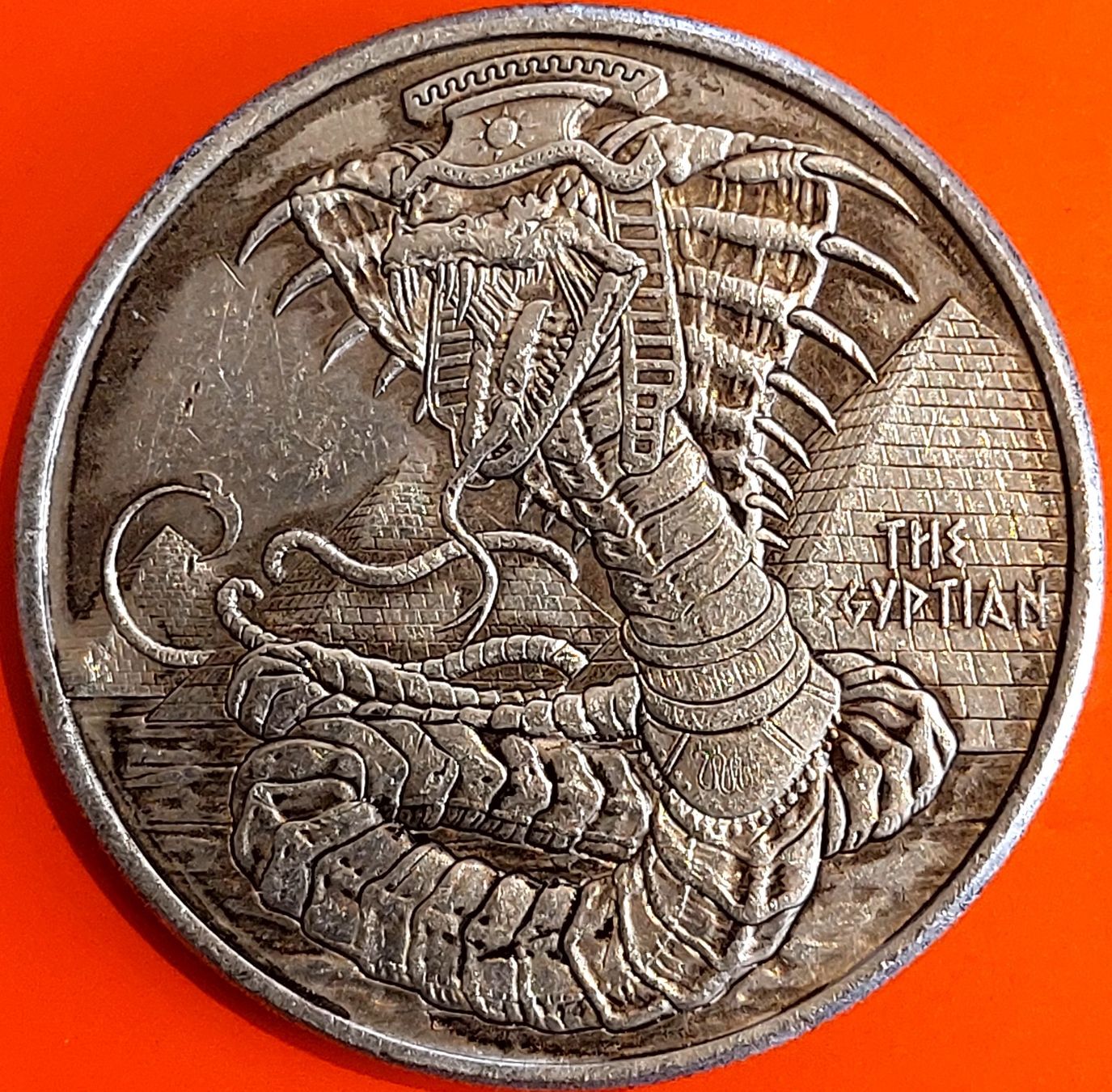 Tutti le monete: Hobo Münze 1 Dollar "The Egyptian" – Nuovo (secondo la descrizione) da Arch venduto da repros