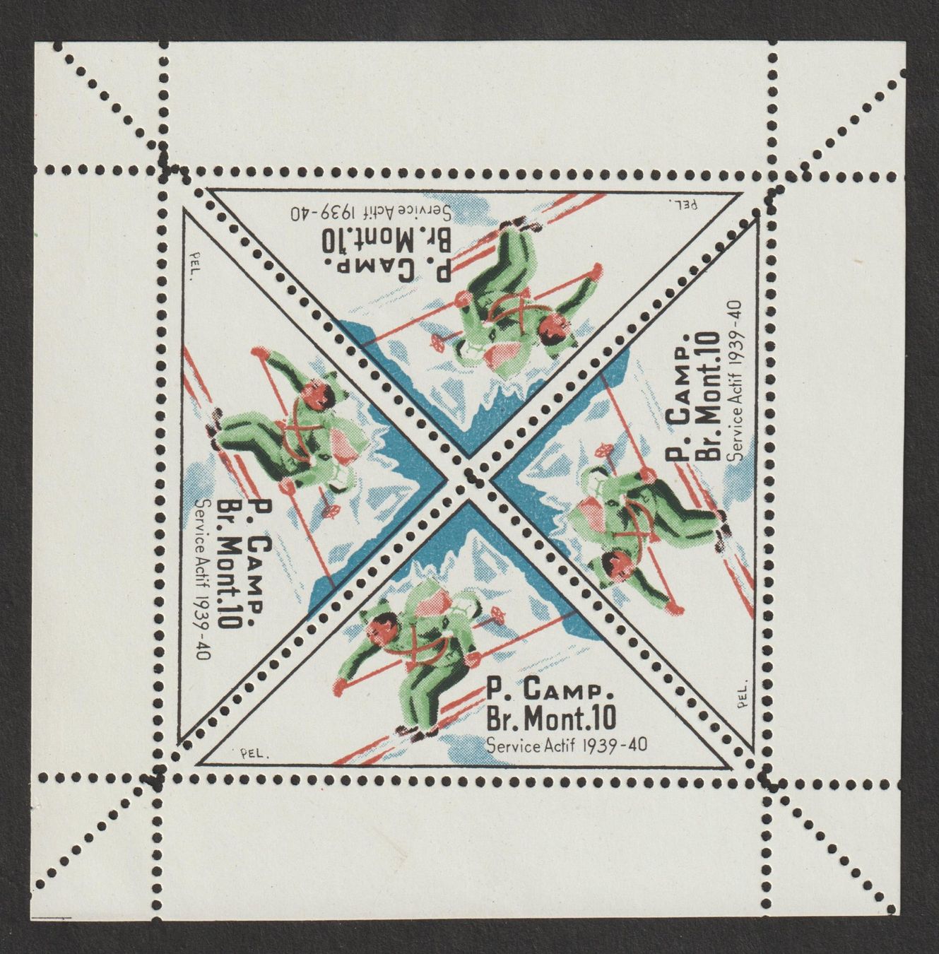 Alle Briefmarken: Feldpost Nr. 7/3 ** – Gebraucht aus Siebnen von Fstaehli