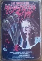 NEU/OVP: Halloween Horrorfilm Blechschild keine Film DVD