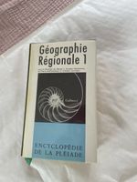 Livre Géographie Régionale 1&2  Encyclopédie de la Pléiade