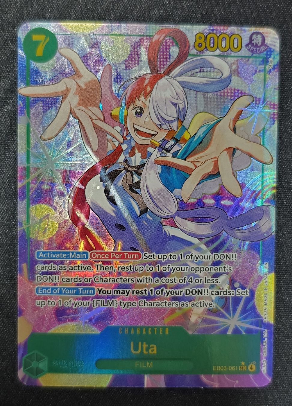 Bandai Carte collezionabili: ONE PIECE - Uta SEC EB03-061 ENG – Nuovo (secondo la descrizione) da Melano venduto da emm_m2jq