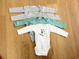 4x langarm Body Gr. 86/92
