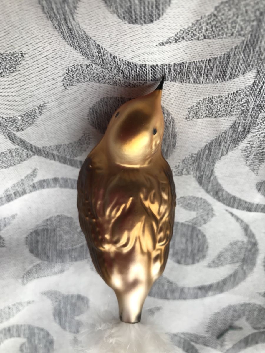 Alle Dekorationen: Goldbrauner Vogel Christbaumschmuck – Neu und originalverpackt aus Alpnach Dorf von marvo 4
