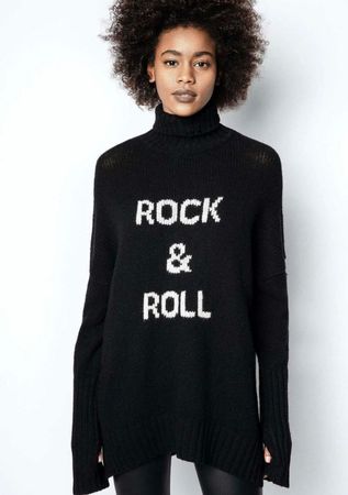 Zadig & Voltaire Pullover aus Merinowolle in Schwarz