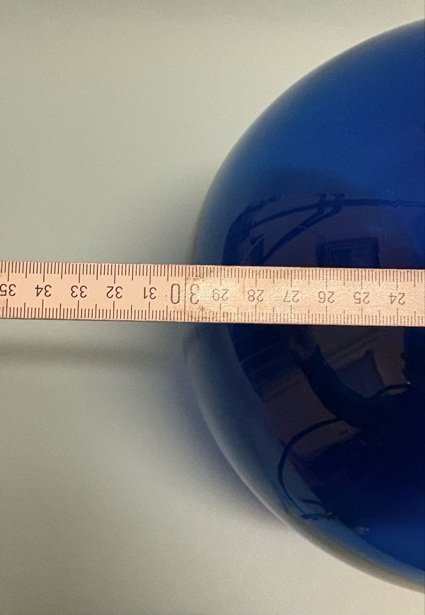 Vasi & Recipienti: Blaue Vintage Kugelvase aus Glas – Usato da Zürich venduto da timeless.tones 6