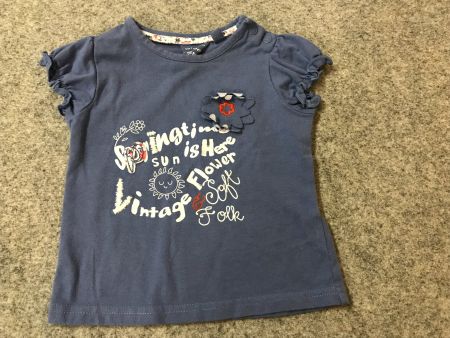 Süsses Mädchen T-Shirt ca Gr. 68 Frühling Sonne Blume