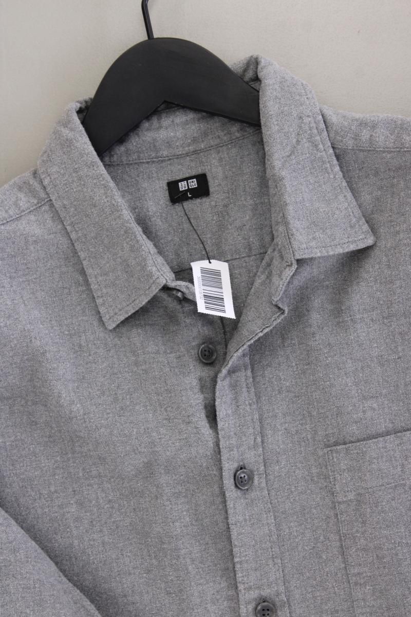 Camicie: Uniqlo Langarmhemd Gr. L grau – Usato da Neustadt an der Waldnaab venduto da SecondLifeFashion 1