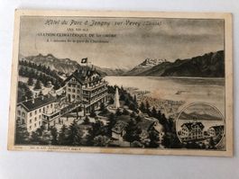 Hotel du Parc d'Jongny sur Vevey  1909