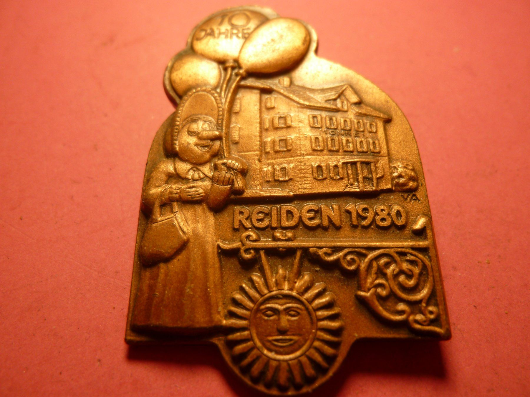 Plaketten & Abzeichen: REIDEN 1980 BRONZE – Gebraucht aus Ried (Muotathal) von Mandarin02