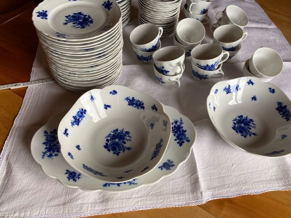 Tafelservice/Geschirr Blaue Blume Kaufen auf Ricardo