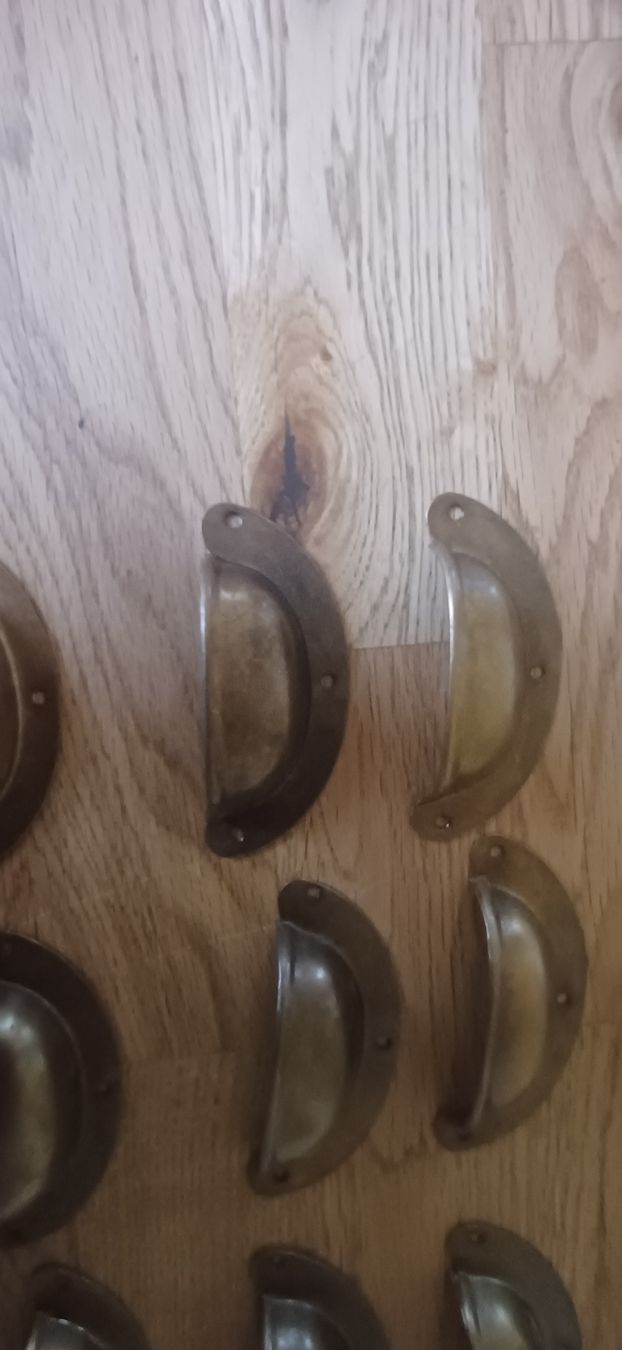 Ferramenta: 12 Muschelgriffe  Messing – Usato da Flawil venduto da Pinkmalibu 2