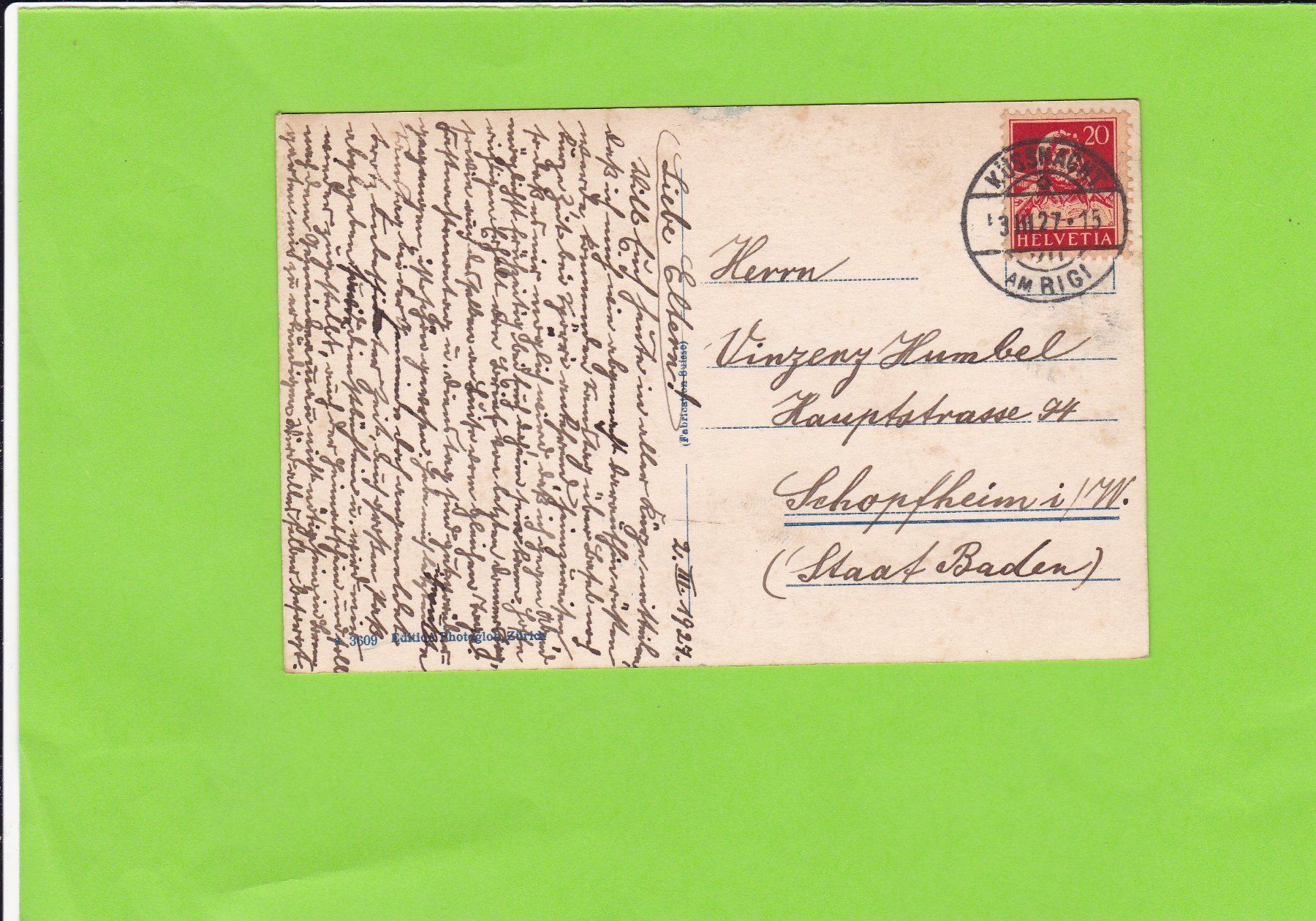 Cartoline postali: Vier-Waldstättersee – Usato da St. Peterzell venduto da neckertal 1