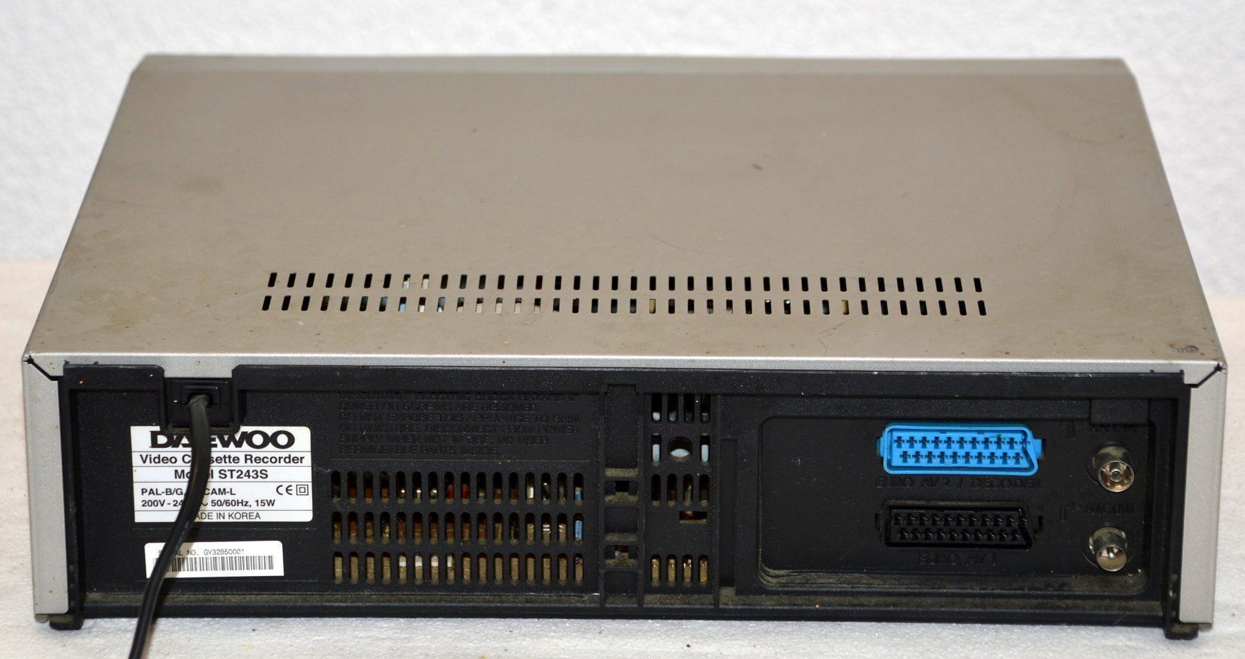 Registratori: Videorecorder / magnétoscope Daewoo ST243S – Usato da Collonges venduto da arashee 2