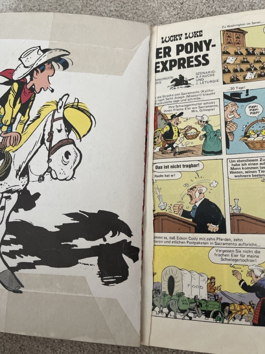 Fumetti: Lucky Luke Band 56 Der Pony-Express Comic  – Usato da Unterkulm venduto da AnoliOccasion 1