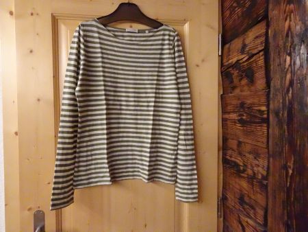 Marc O'Polo Langarmshirt oliv-beige Baumw. Gr. XL - 426246