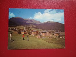 Verbier Wallis mit Golfspieler 1981