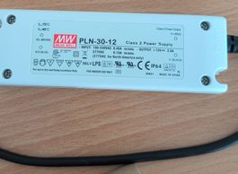 Bloc d’alimentation MW PLN-30-12 Class 2 Mean Well
