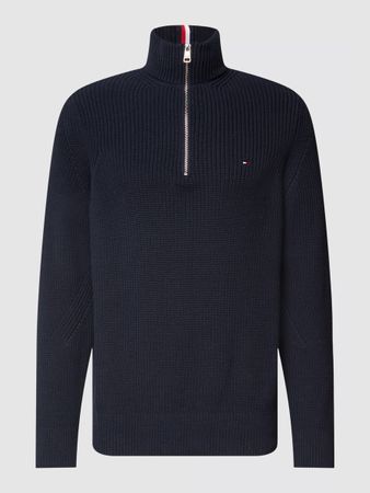 Tommy Hilfiger Strickpullover mit Reisverschluss in L