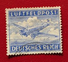 DEUTSCHES REICH FLUGPOST LUFTFELDPOST GEZÄHNT 1944 GEST.