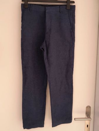 Bundfaltenhose Jungen H&M Gr. 170 Dunkelblau