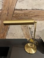 Klavierlampe Messing 60er Jahre Tischlampe