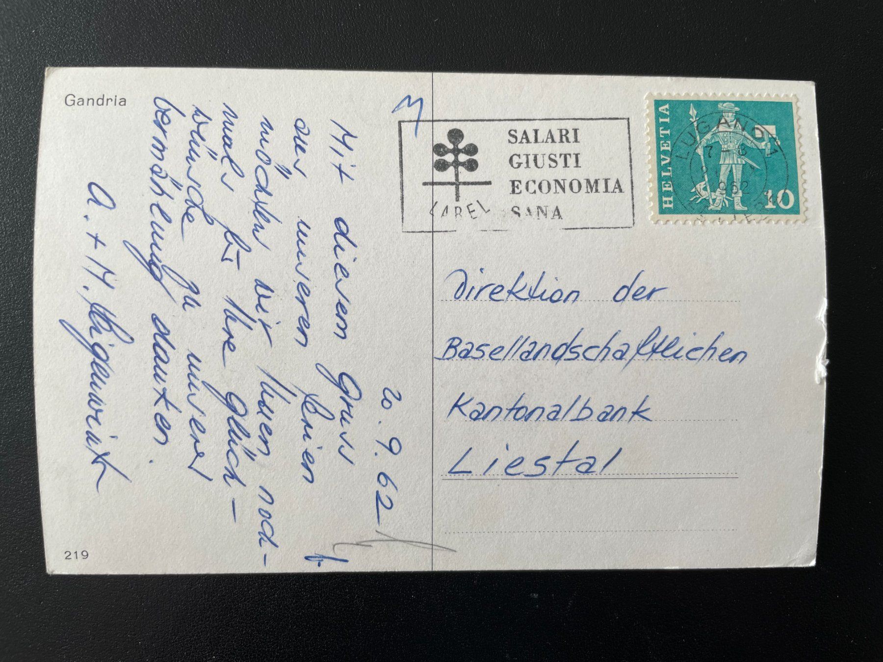 Cartoline postali: AK TI Gandria – Usato da Thal venduto da Danny82 1