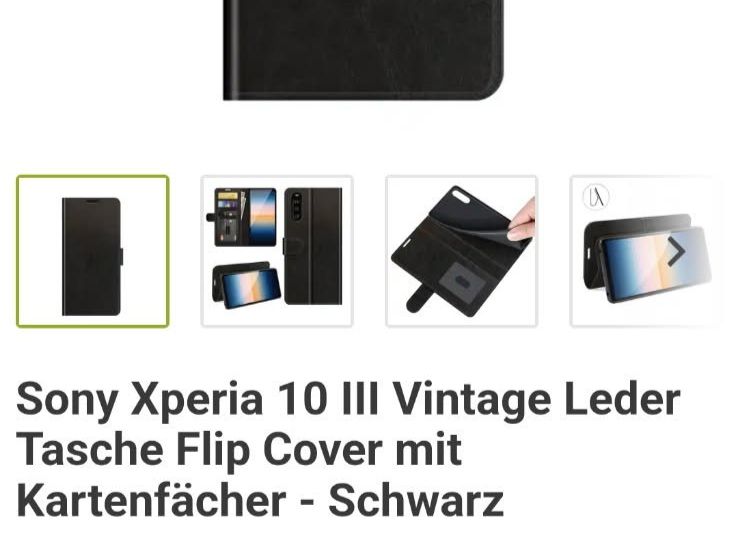 Sony Covers & Schutzfolien: Handyhülle Sony Xperia 10 III – Neu und originalverpackt aus Laupen BE von red_m767 1