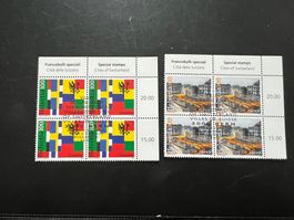 CH Werbemarke 2012 No.1435-36Viererblock gest Ersttag(5377)