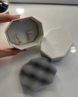 Ohrringe Swarovski roségoldfarben mit Steinen