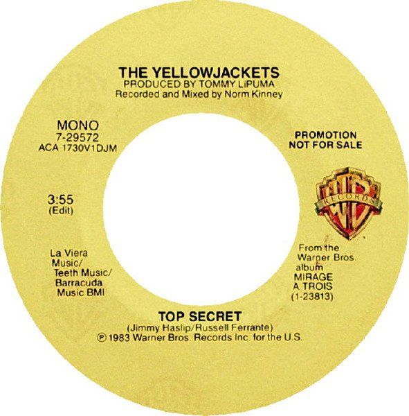 Schallplatten: Yellowjackets: Top Secret 7" – Gebraucht aus Steinhausen von Vilivinili