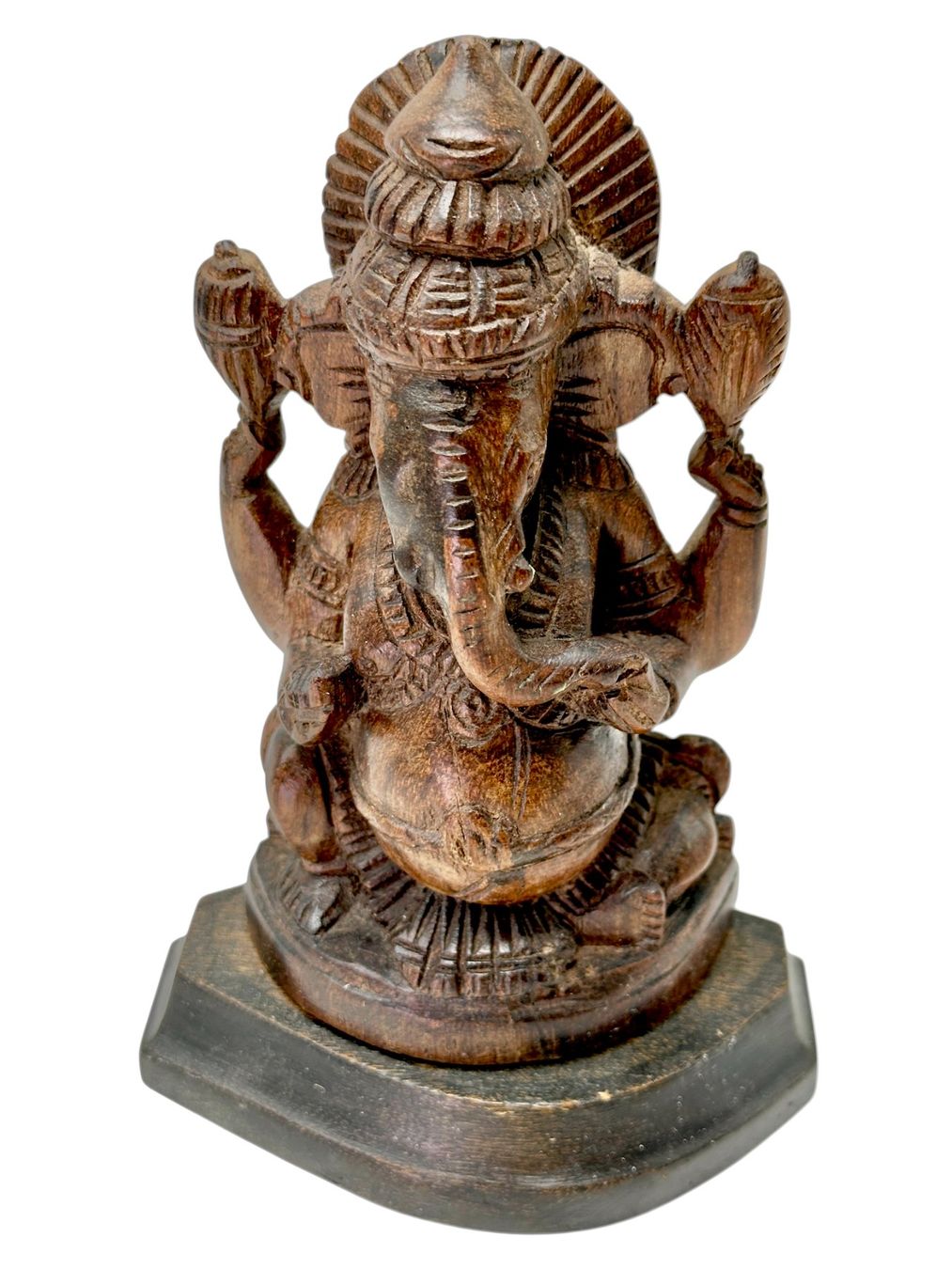 Skulpturen & Statuen: Statuette Ganesh sculptée à la main en palissandre – Gebraucht aus Morges von magicle 2
