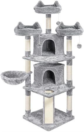 Arbres à chats: Katzenkratzbaum 174 cm, Katzenbaum Gross,  Hellgrau – Neuf avec emballage d'origine à Oberentfelden par Sch_md58