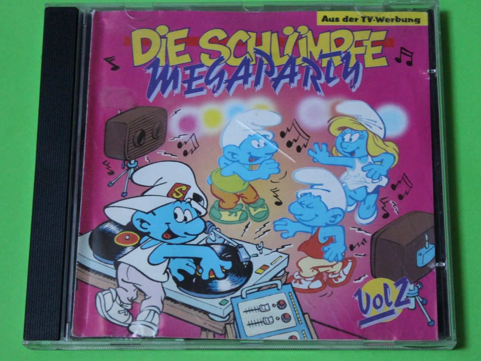 CDs: DIE SCHLÜMPFE - MEGAPARTY VOL.2 (CD) 1995 – Gebraucht aus Tübach von JamesStone 1