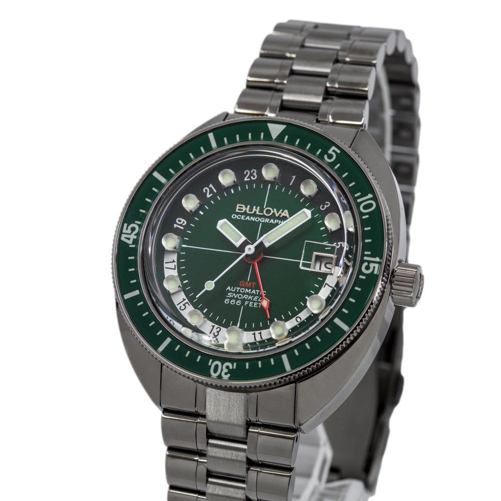 Bulova Orologi: Bulova Men's 98B415 Oceanographer GMT Mechanical – Nuovo e nell'imballaggio originale da Schindellegi venduto da harveystore 9