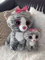 Ty Plüschtier Set Katze Mama mit Baby, super Zustand!